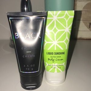 Bath and Bodyworks hand lotion .